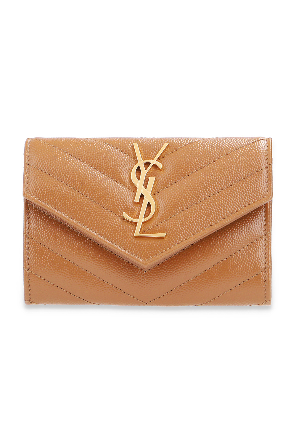 Ysl monogram quilted store wallet